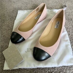 Jimmy Choo Gaze Flat Suede